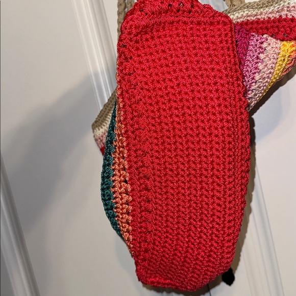The Sak Rainbow Stripe Crochet Shoulder Bag - Picture 6 of 7